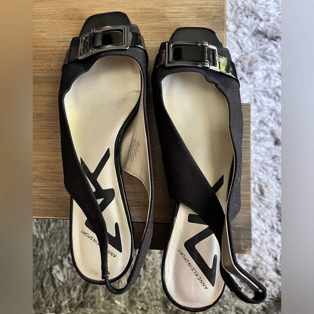 Anne Klein Sport Open Toe wedge sandals
